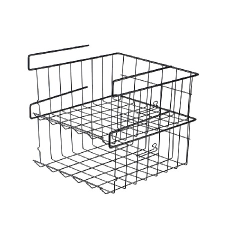 Multi functional stacked hanging basket (black and white)